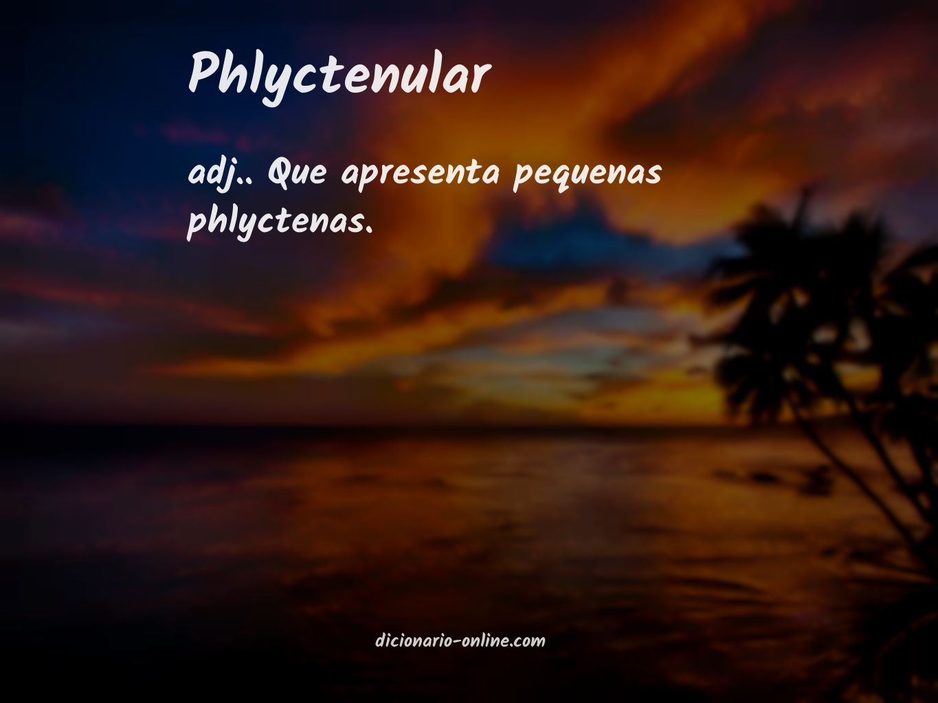 Significado de phlyctenular