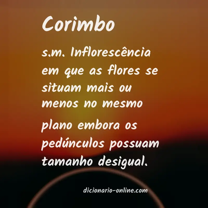 Significado de corimbo