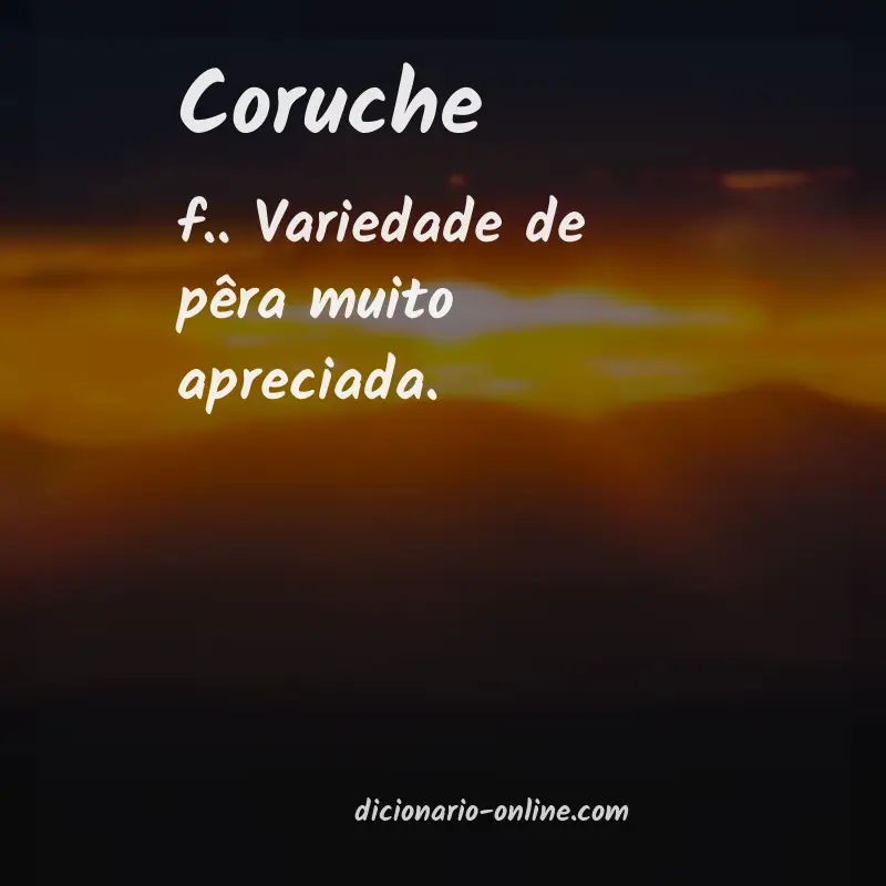 Significado de coruche