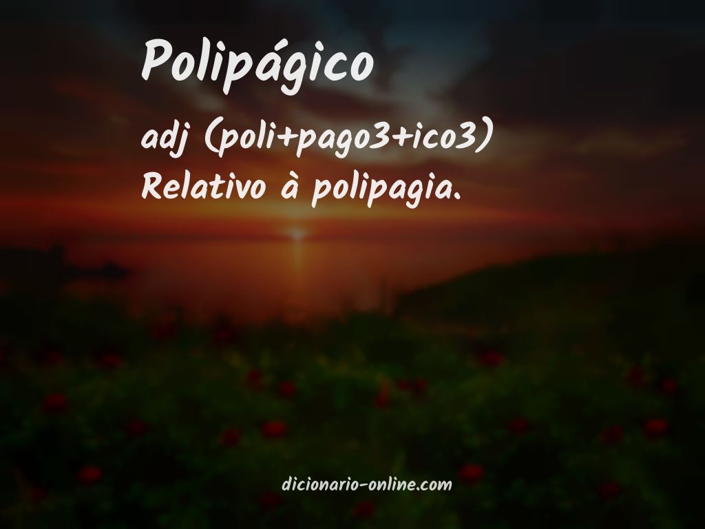 Significado de polipágico