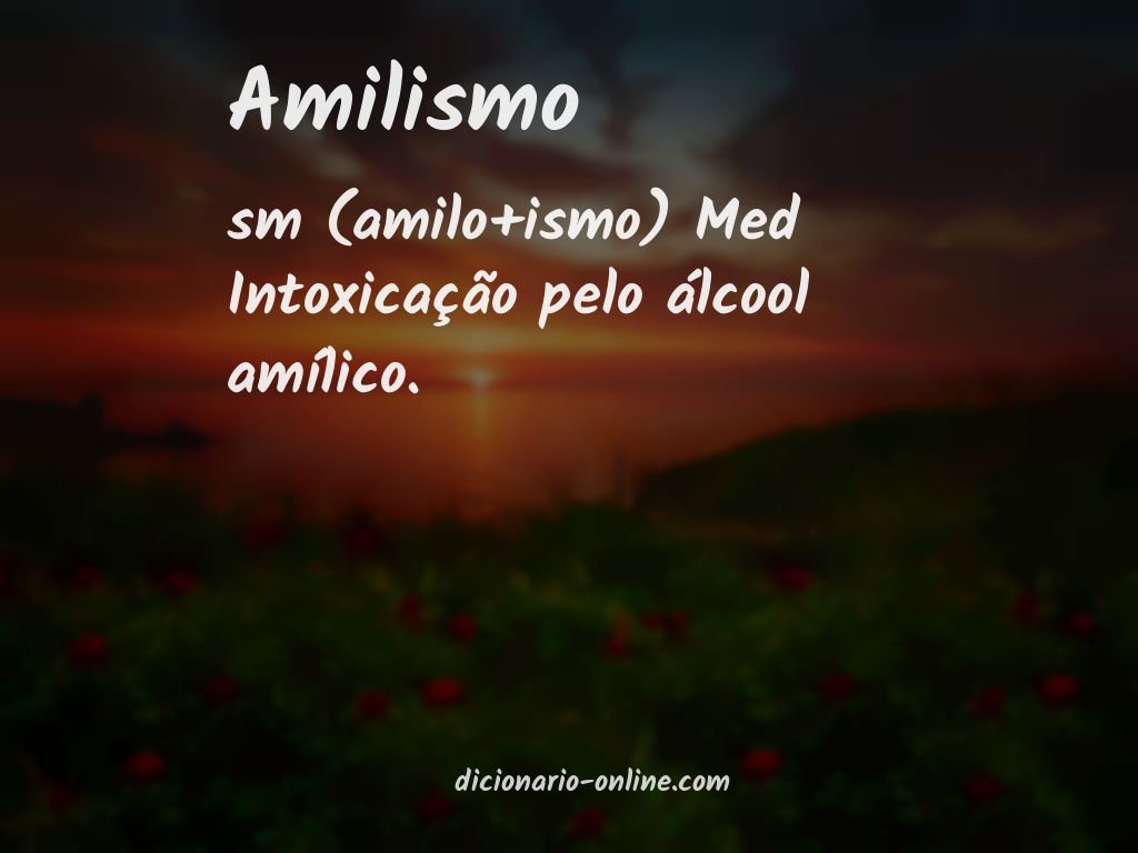 Significado de amilismo