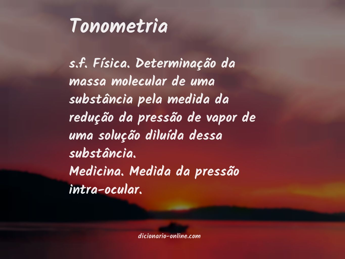 Significado de tonometria