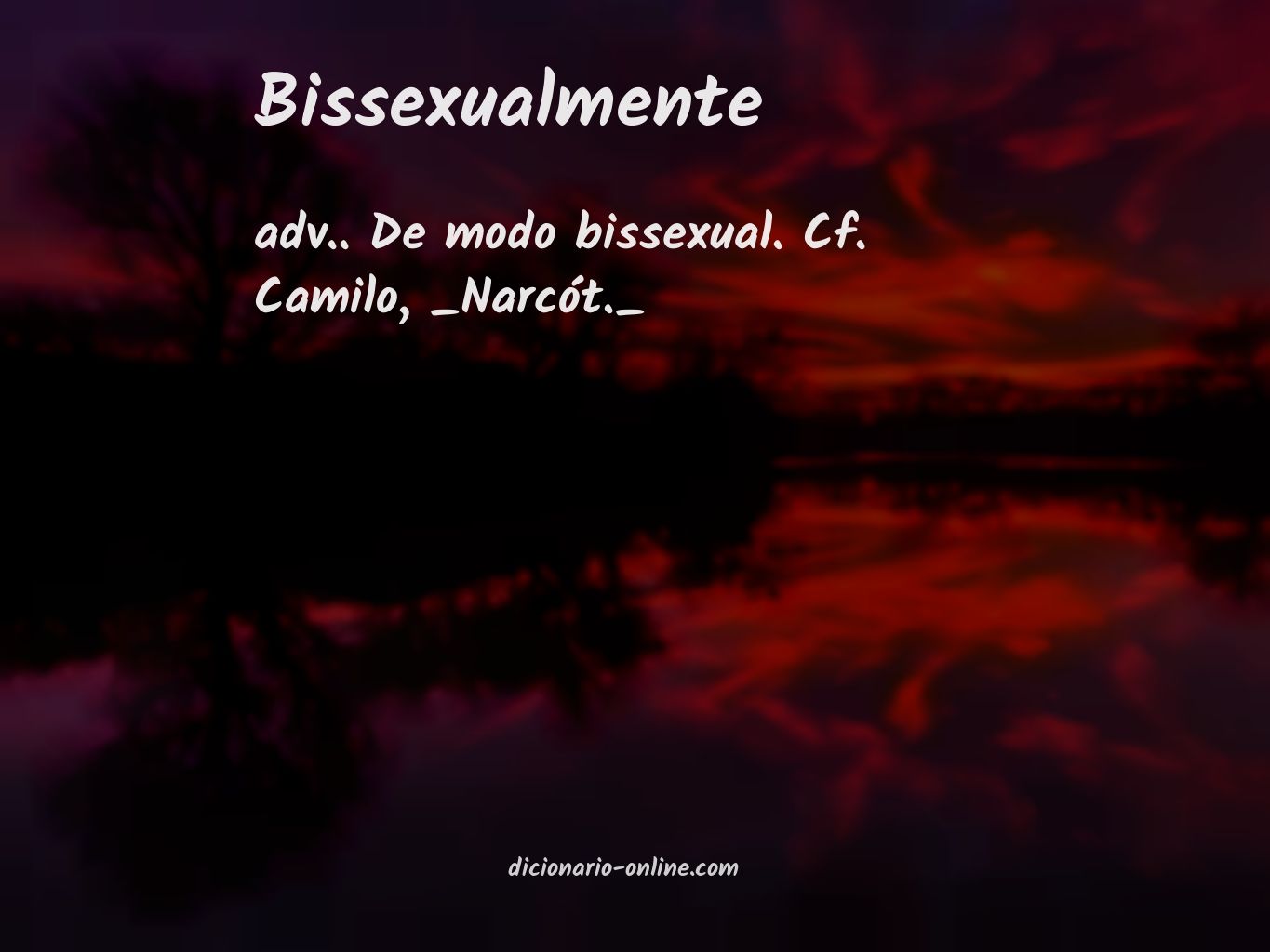 Significado de bissexualmente