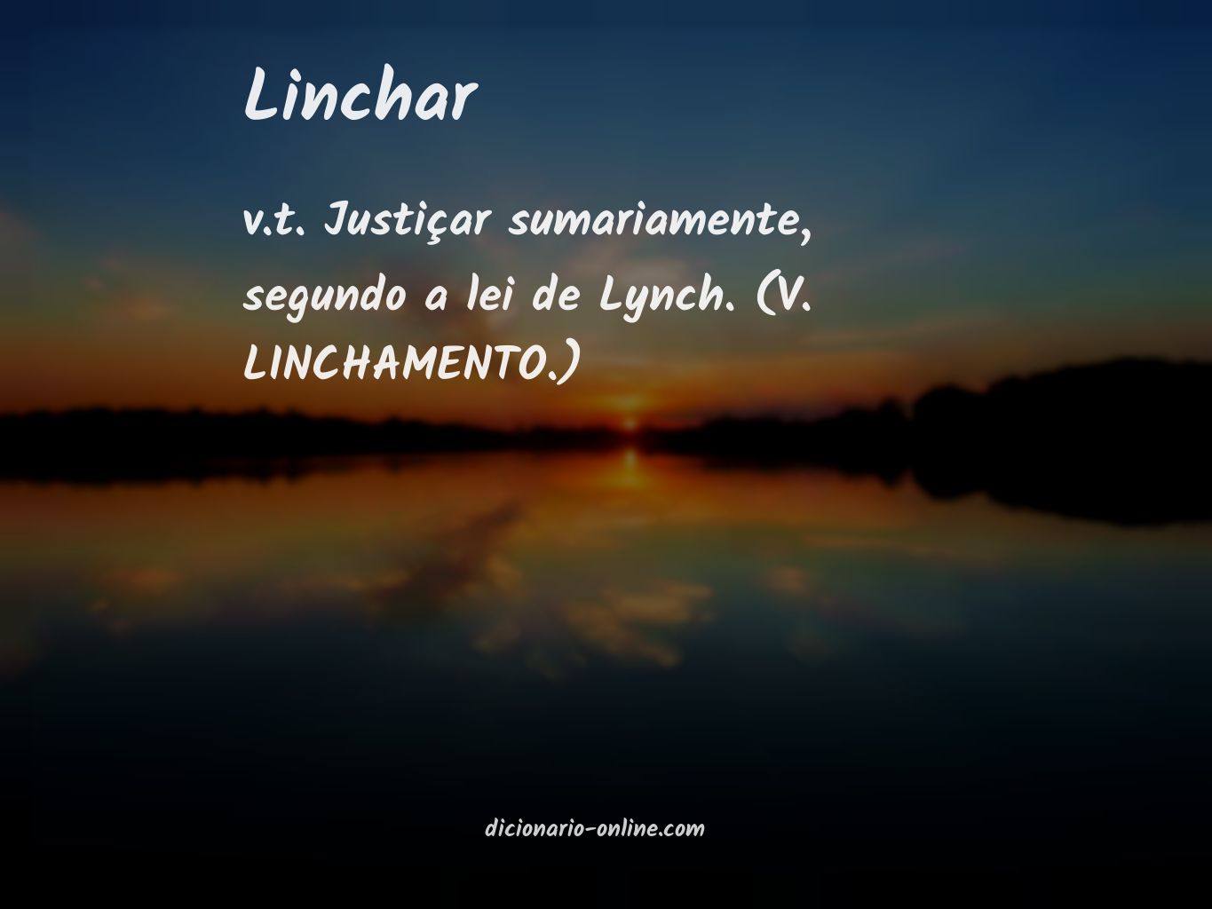 Significado de linchar