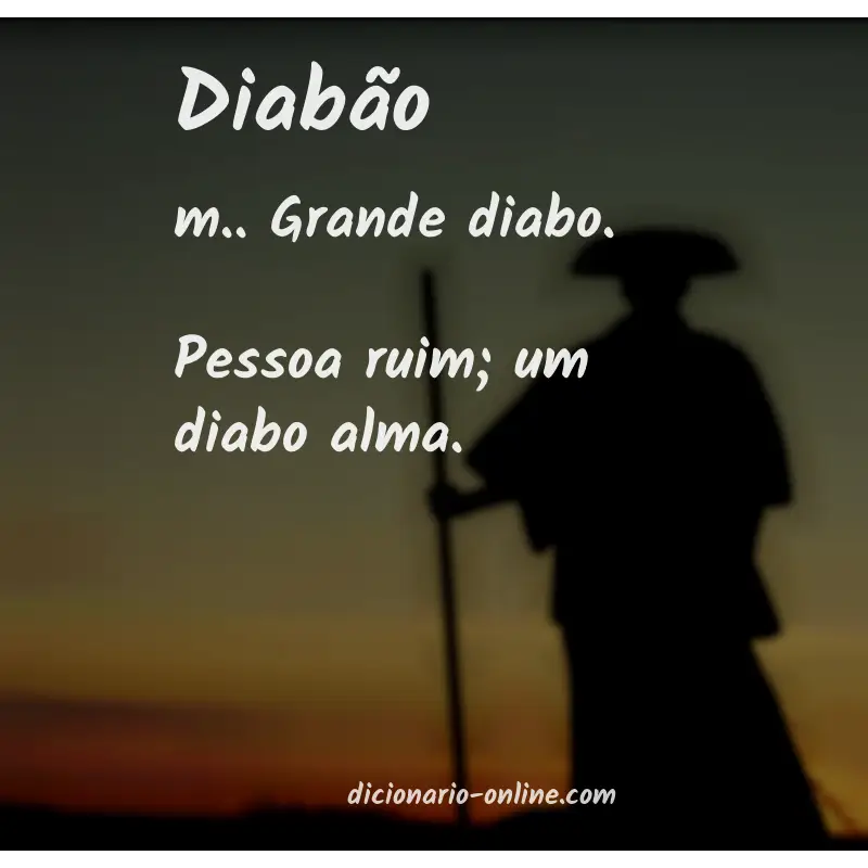 Significado de diabão