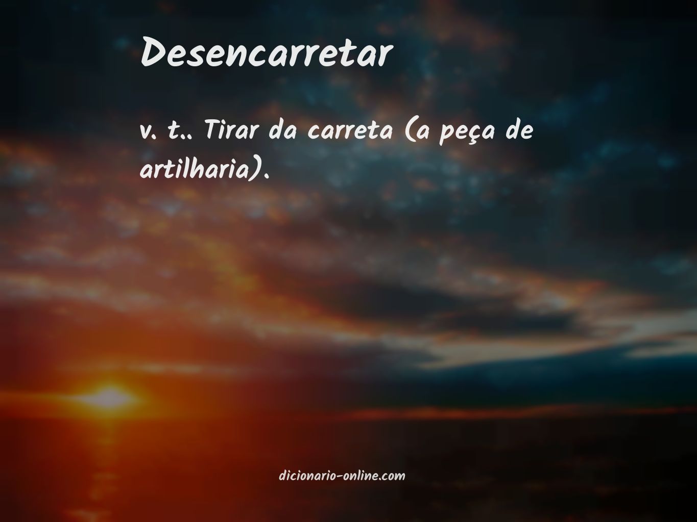 Significado de desencarretar