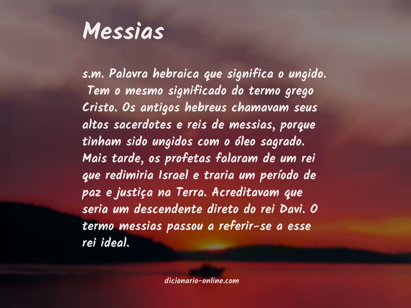 Significado de messias