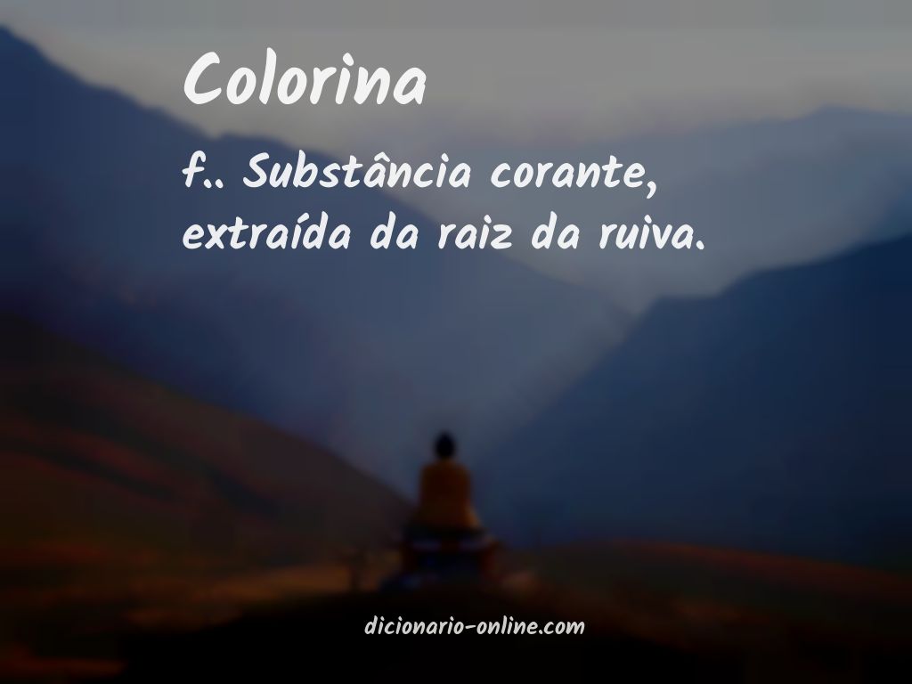 Significado de colorina