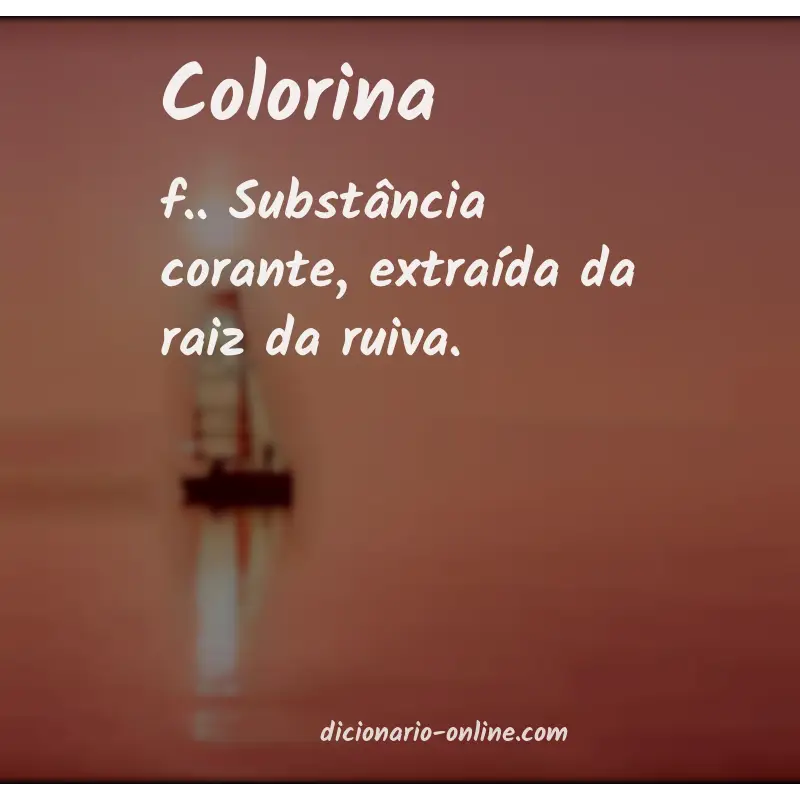 Significado de colorina
