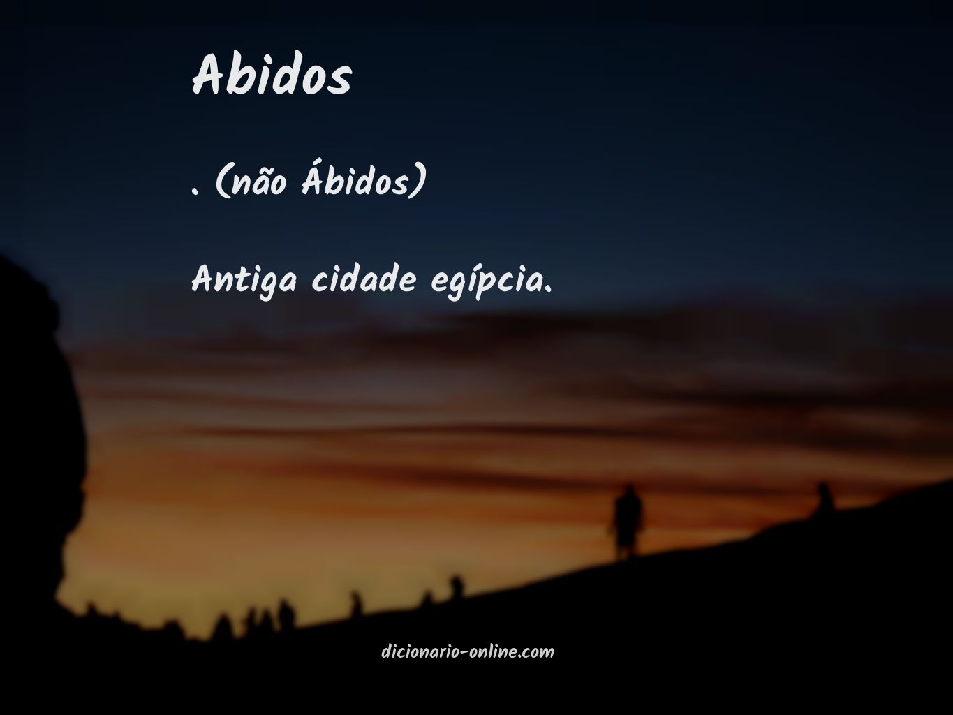 Significado de abidos