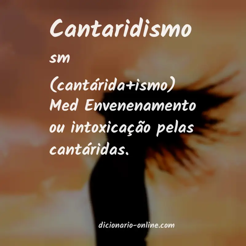 Significado de cantaridismo