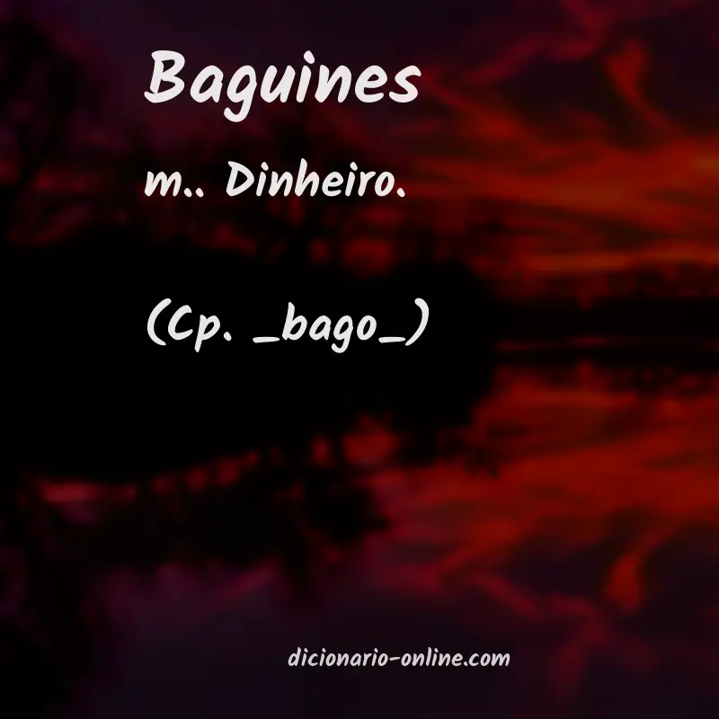 Significado de baguines