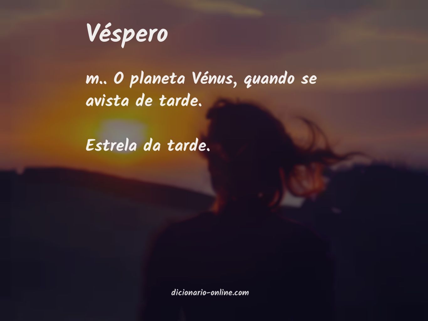 Significado de véspero