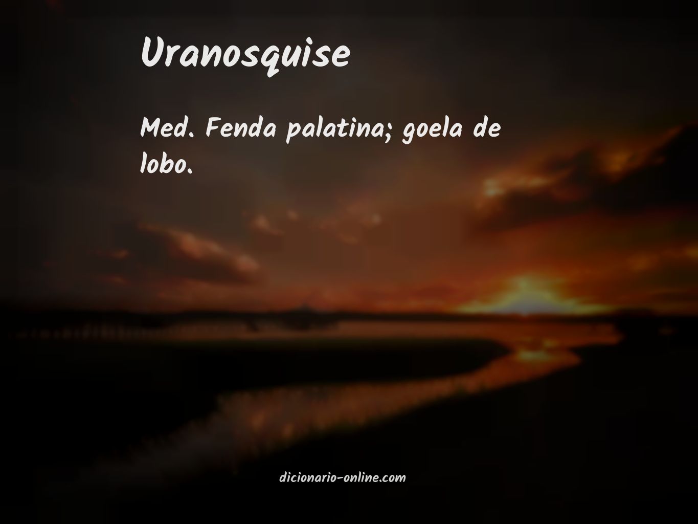 Significado de uranosquise