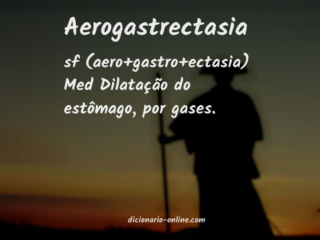 Significado de aerogastrectasia