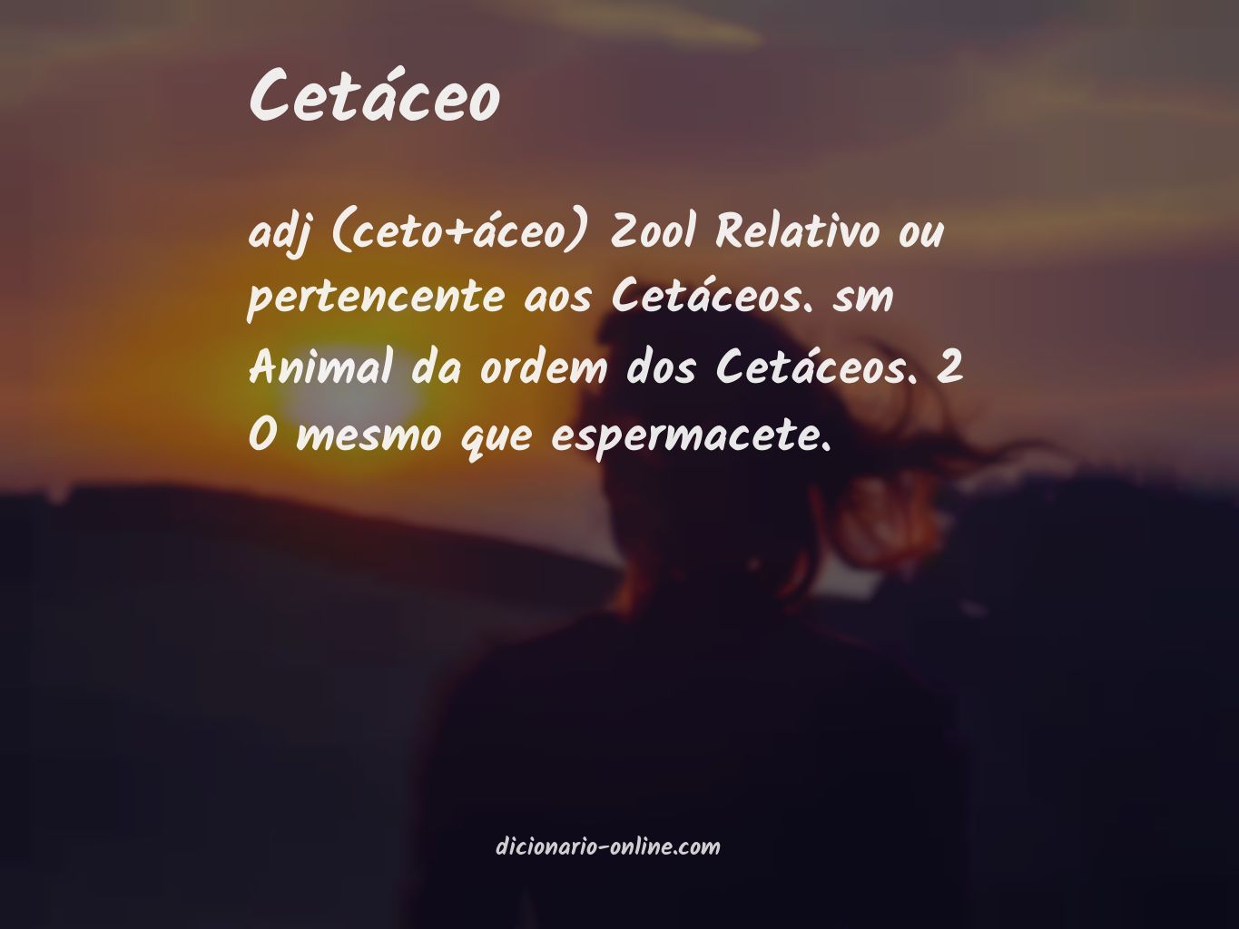 Significado de cetáceo