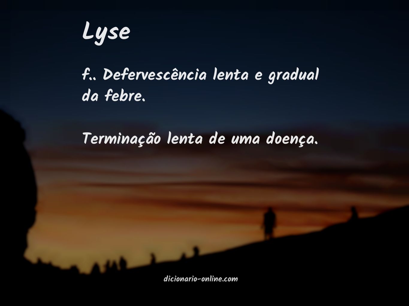 Significado de lyse