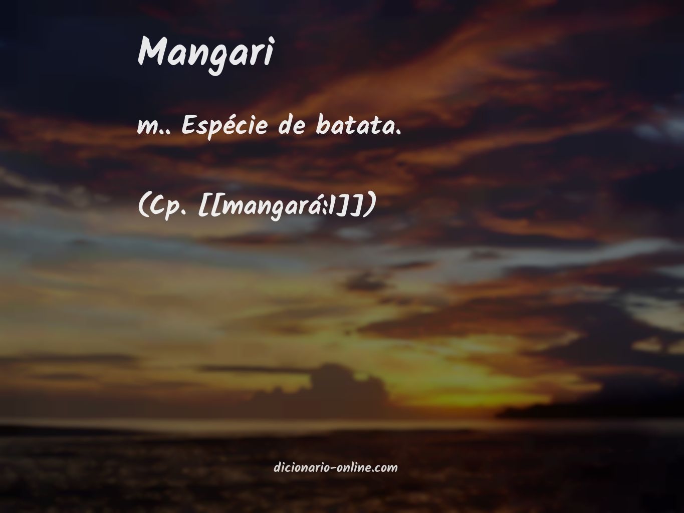 Significado de mangari