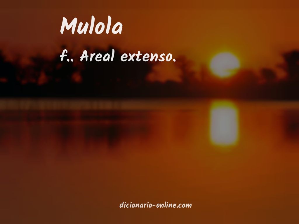 Significado de mulola