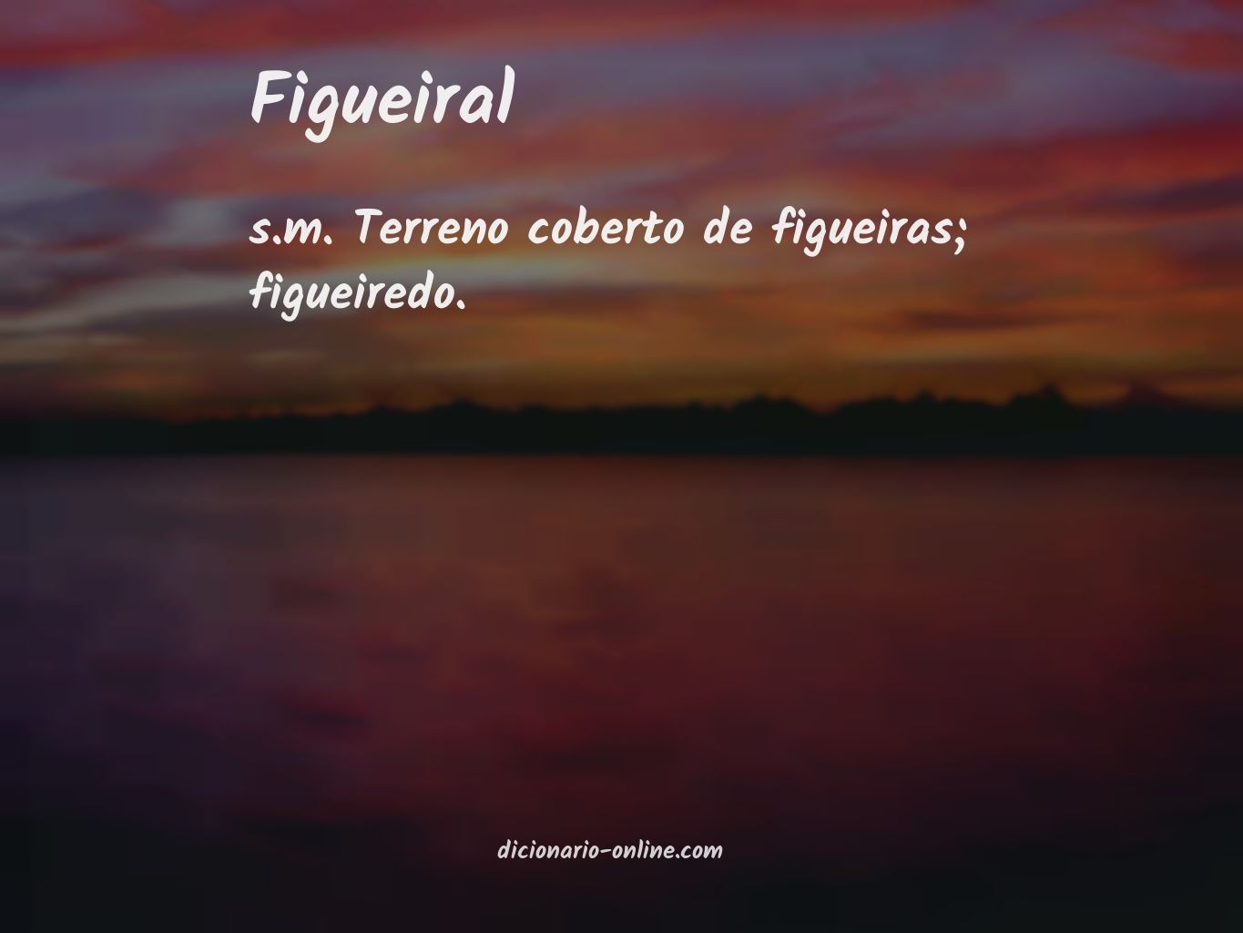 Significado de figueiral