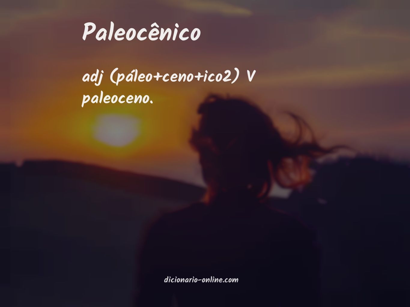 Significado de paleocênico