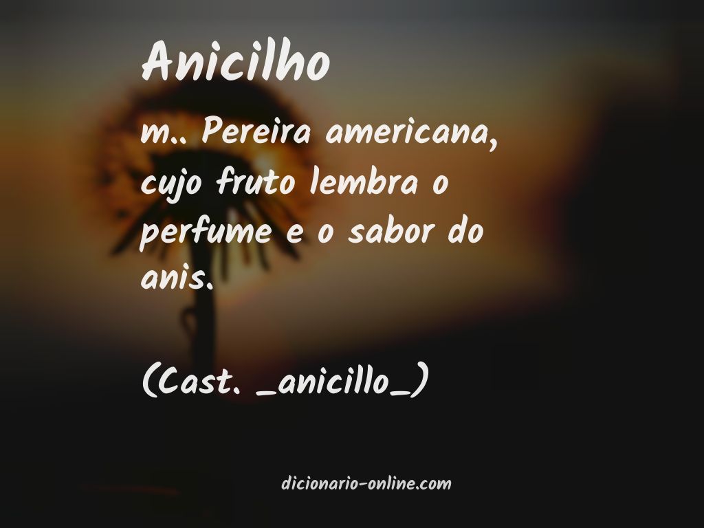 Significado de anicilho