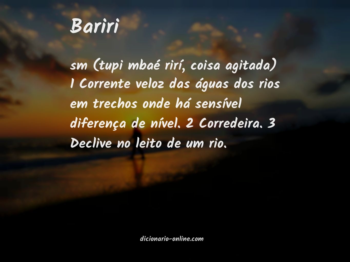 Significado de bariri