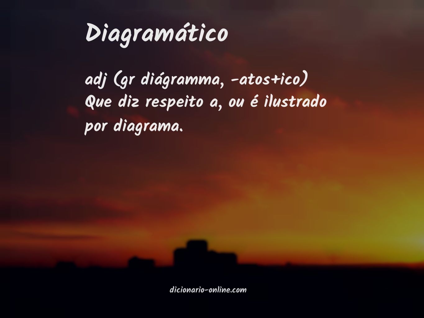 Significado de diagramático