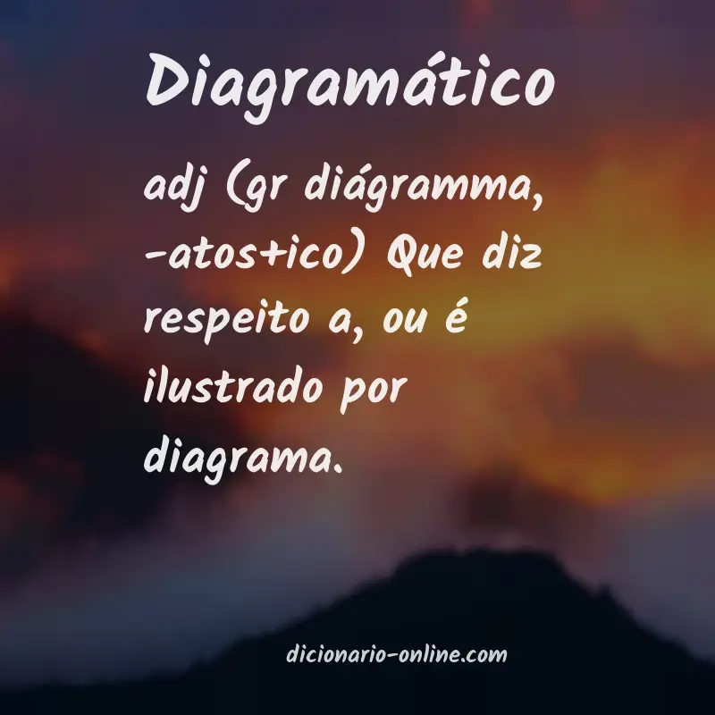 Significado de diagramático