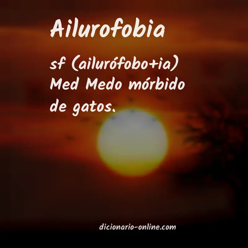 Significado de ailurofobia