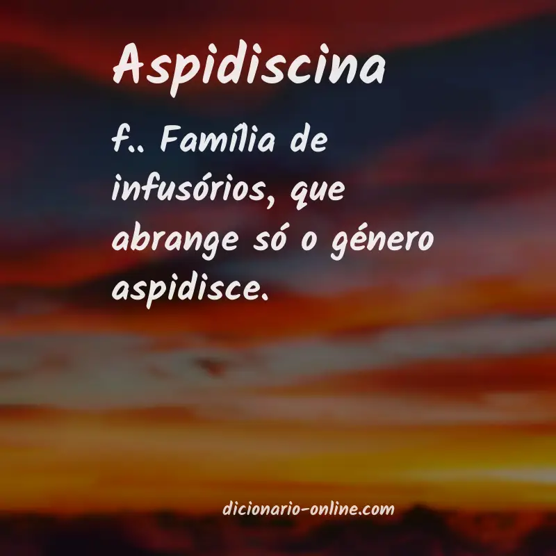 Significado de aspidiscina