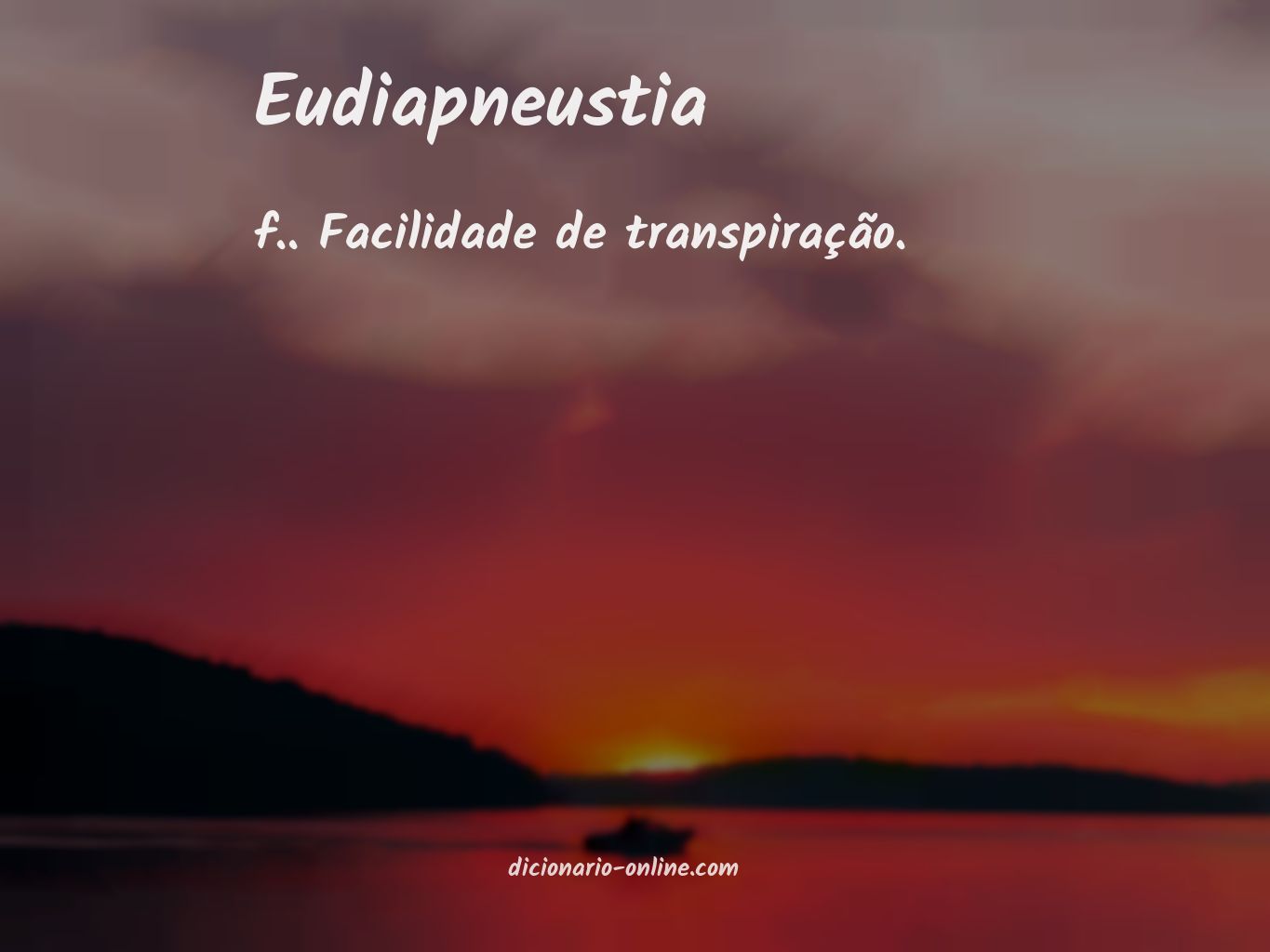 Significado de eudiapneustia