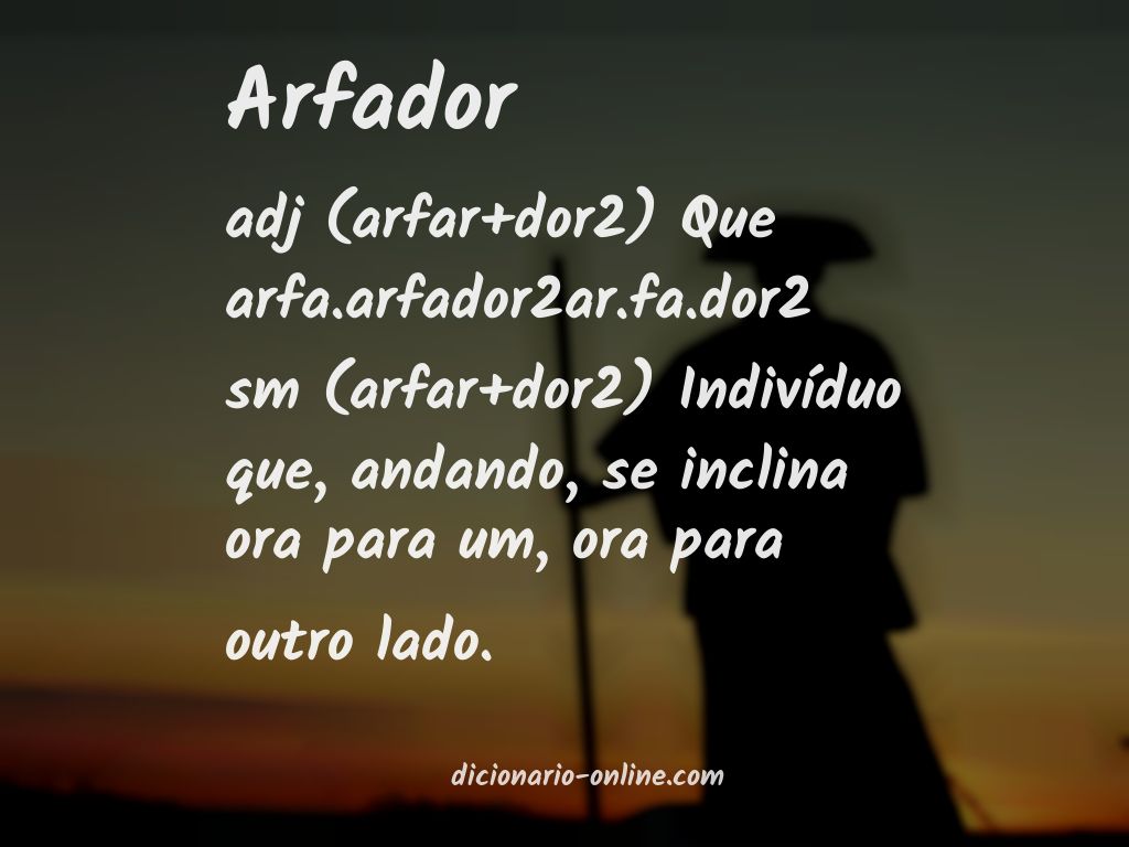 Significado de arfador