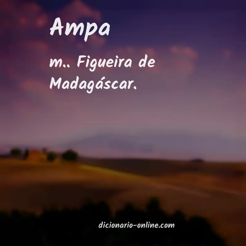 Significado de ampa