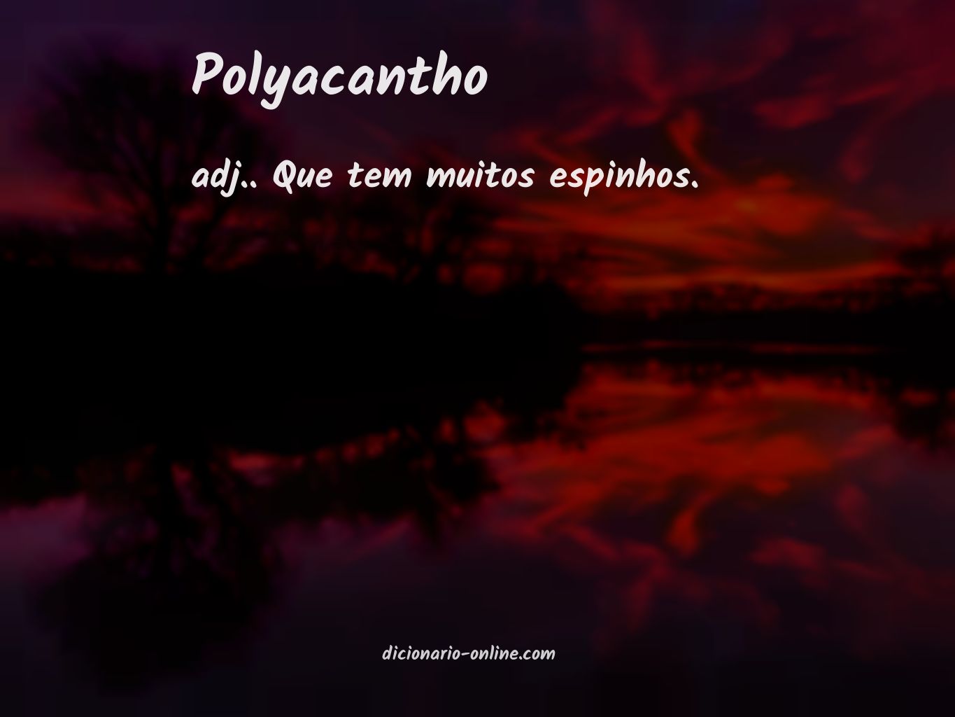 Significado de polyacantho