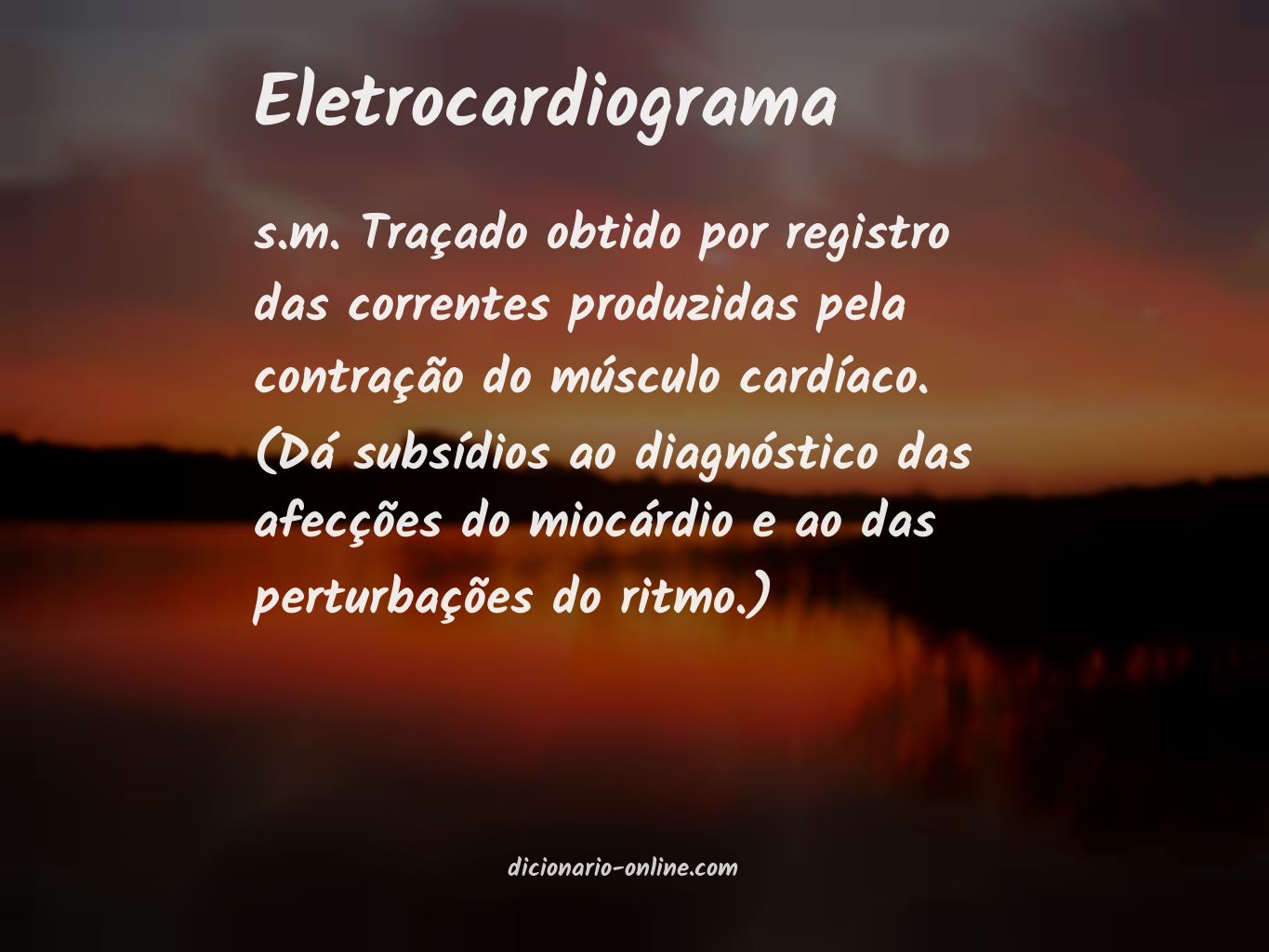 Significado de eletrocardiograma