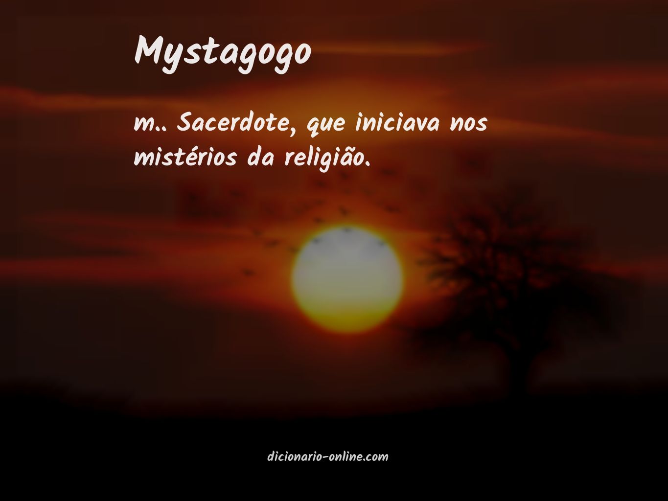 Significado de mystagogo