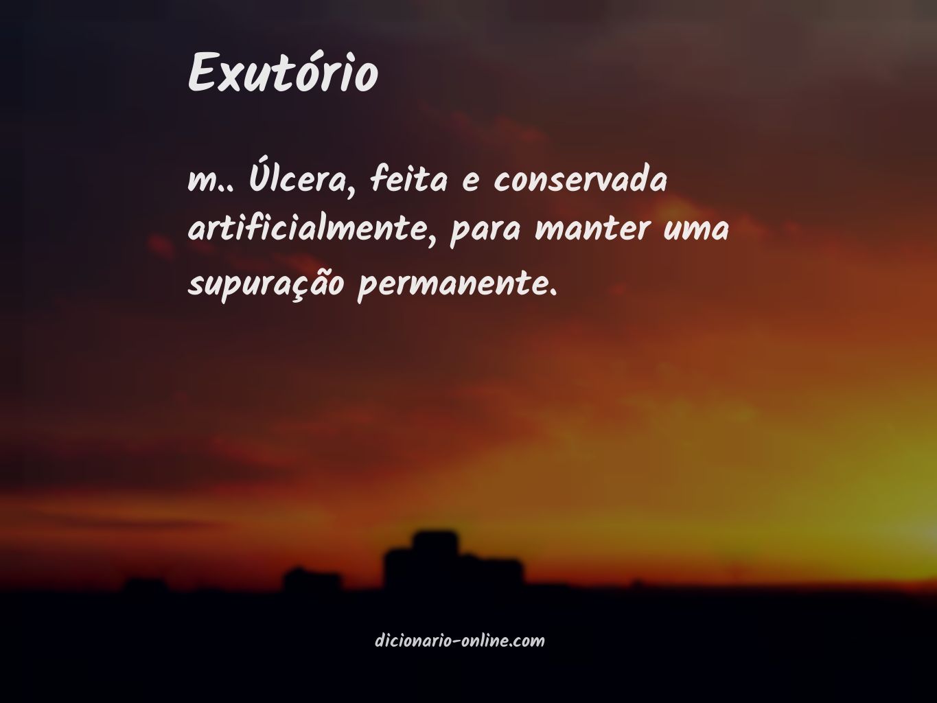 Significado de exutório