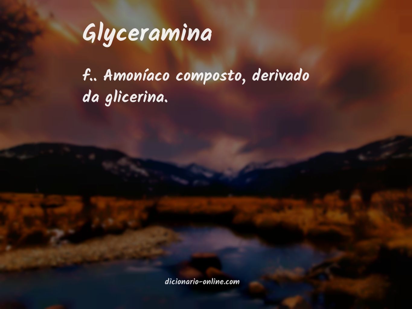 Significado de glyceramina