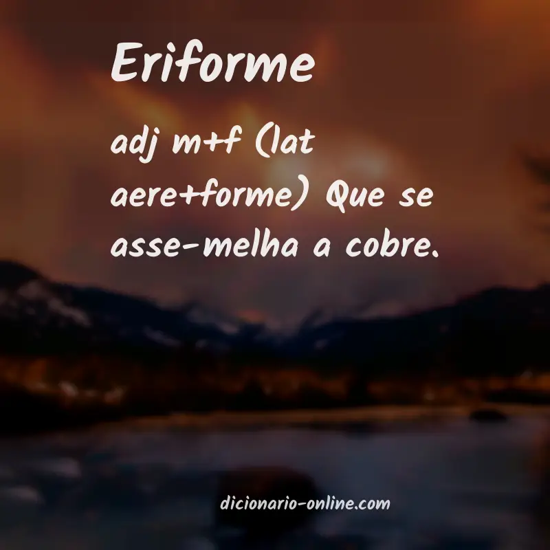 Significado de eriforme