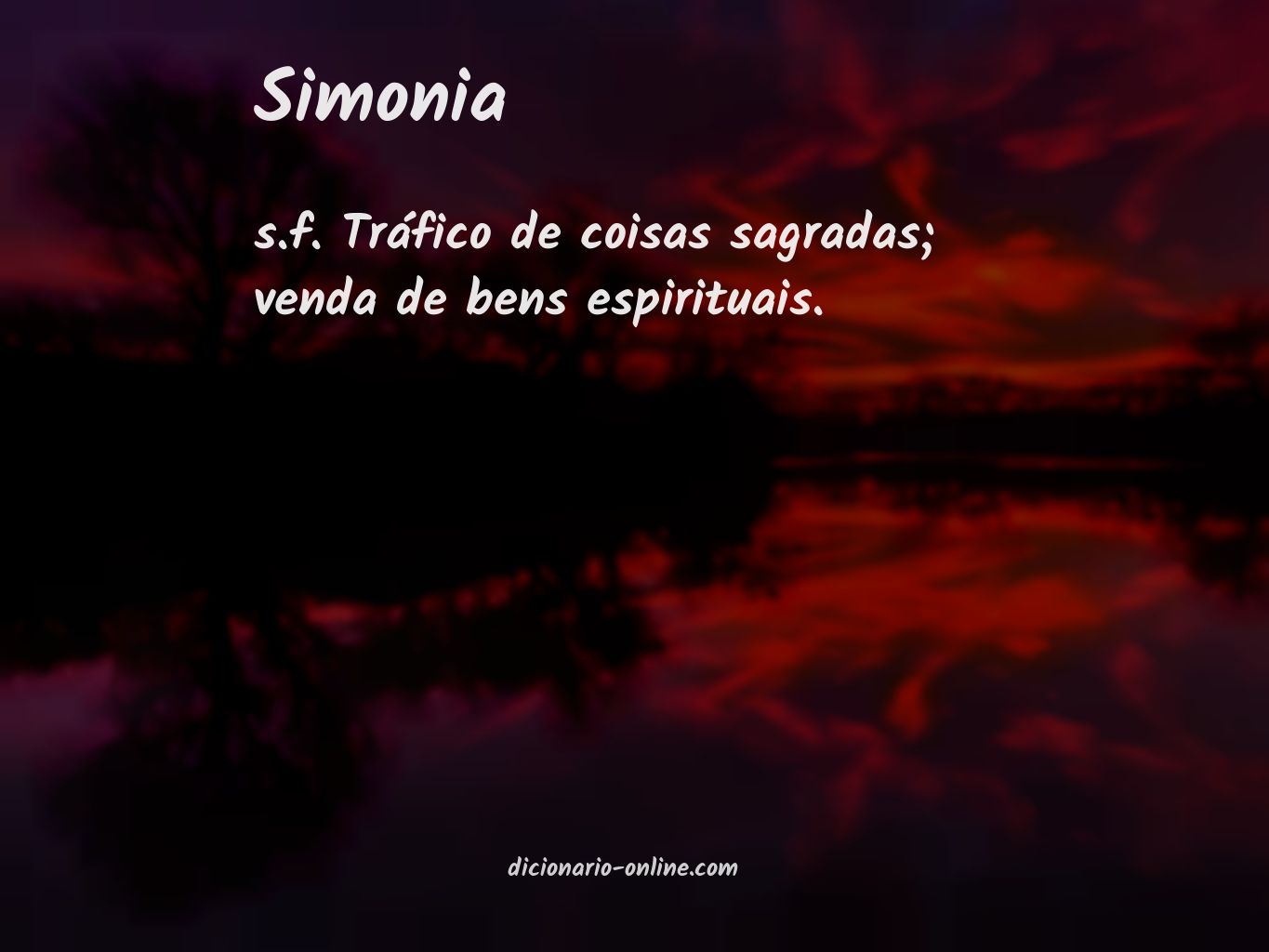 Significado de simonia