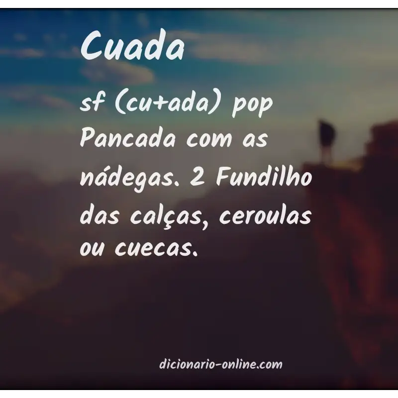 Significado de cuada