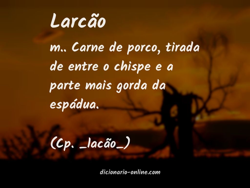 Significado de larcão