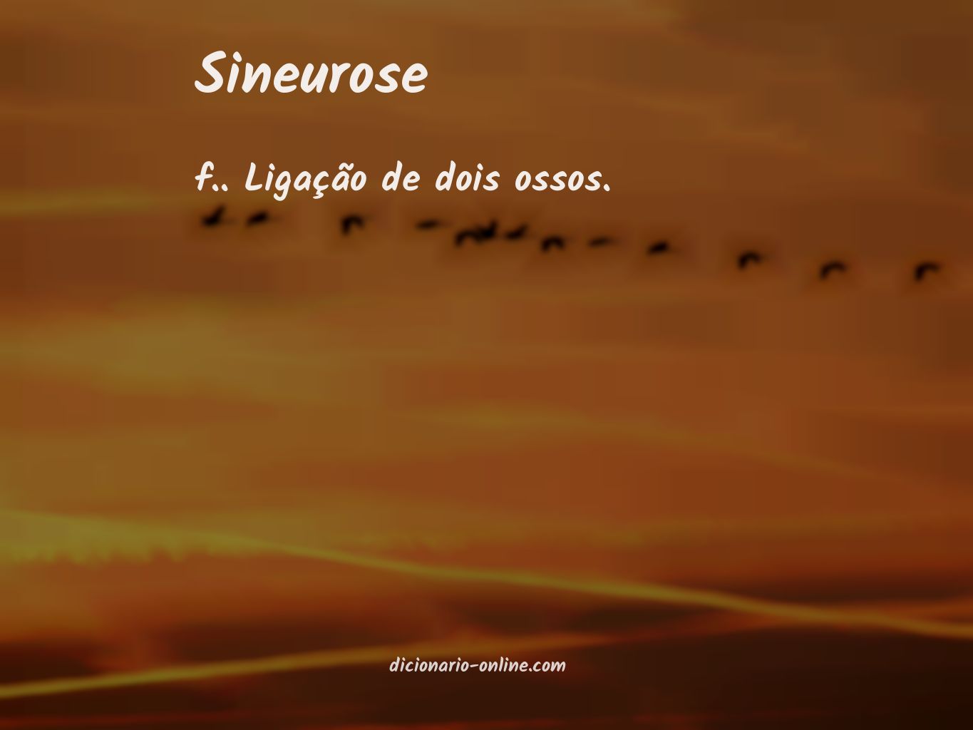 Significado de sineurose