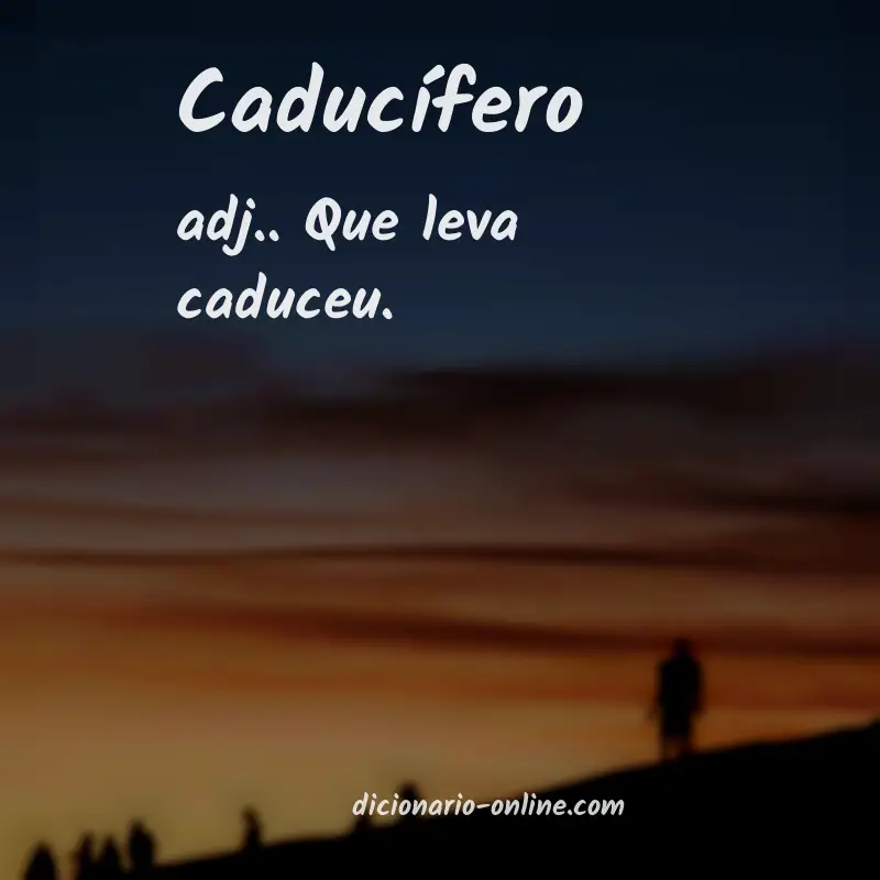 Significado de caducífero