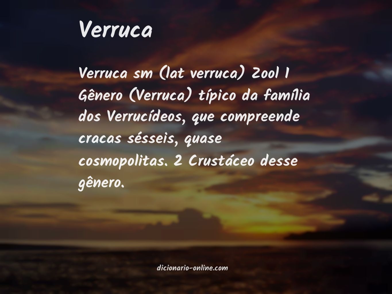 Significado de verruca