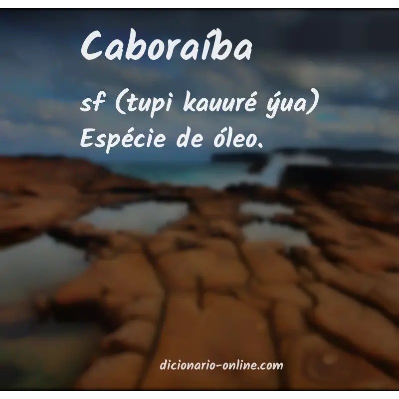 Significado de caboraíba