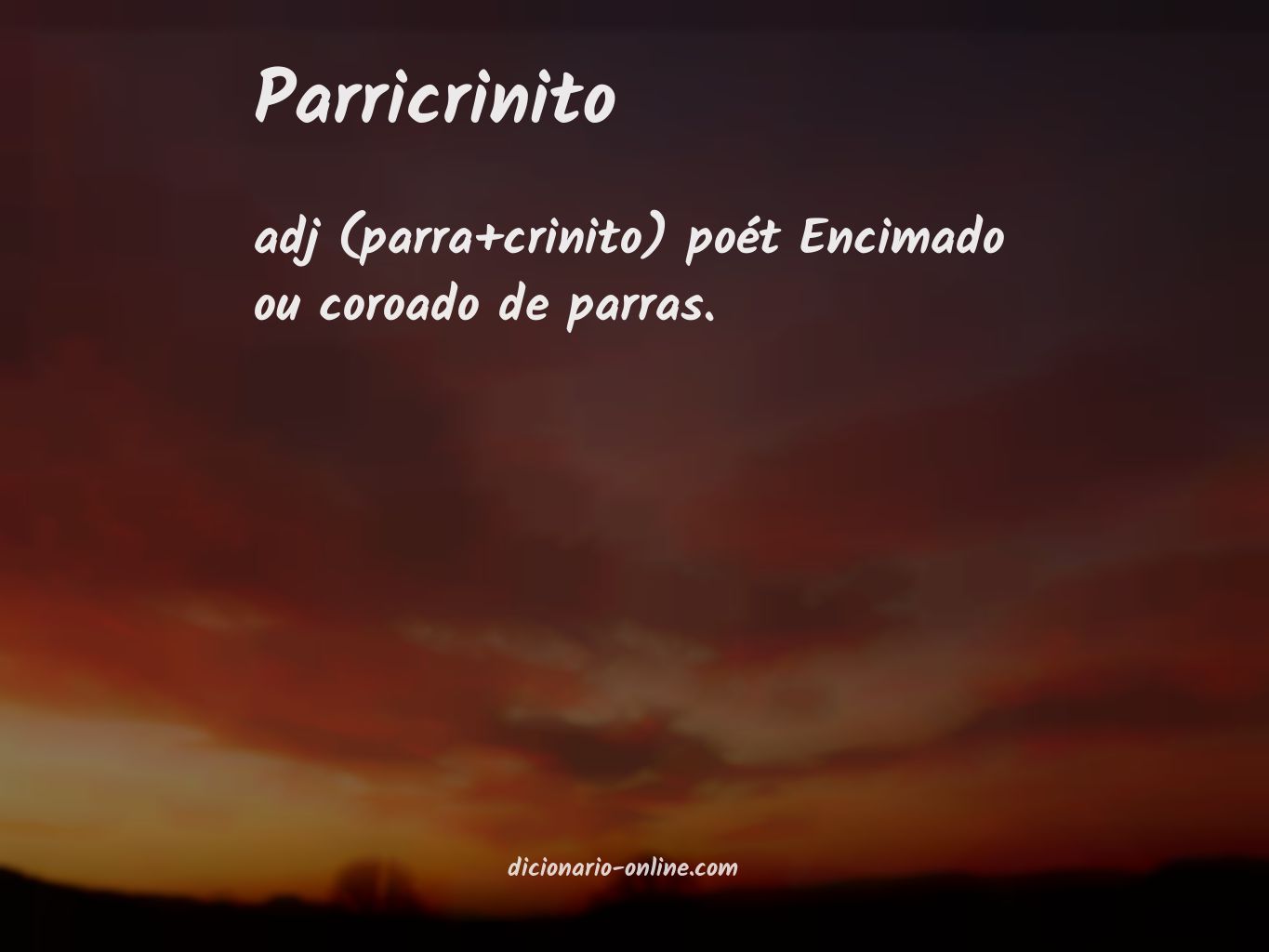 Significado de parricrinito