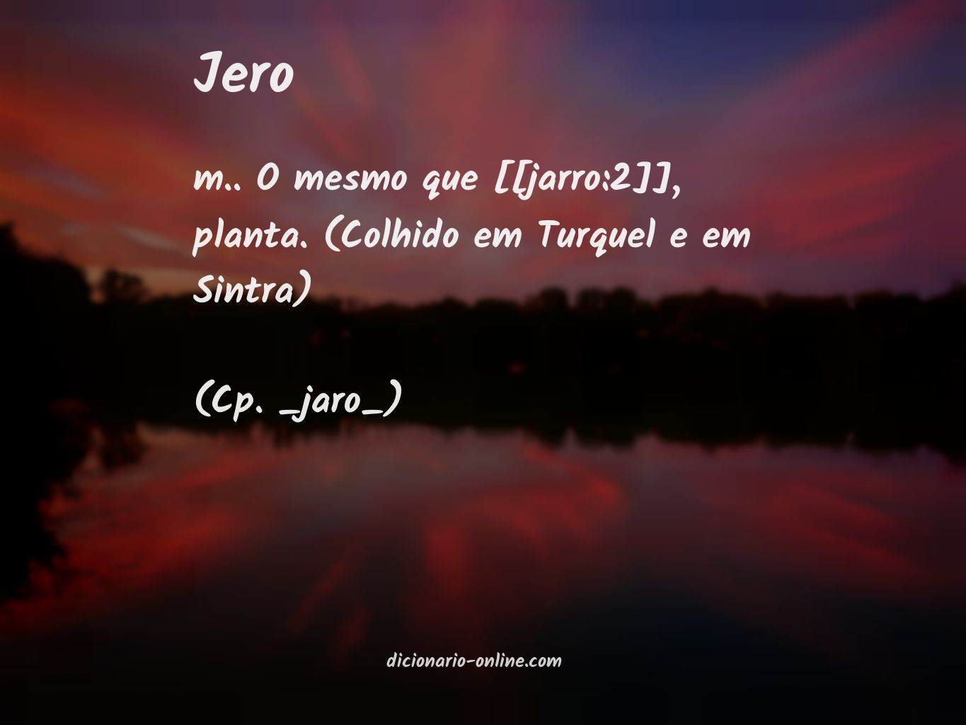 Significado de jero