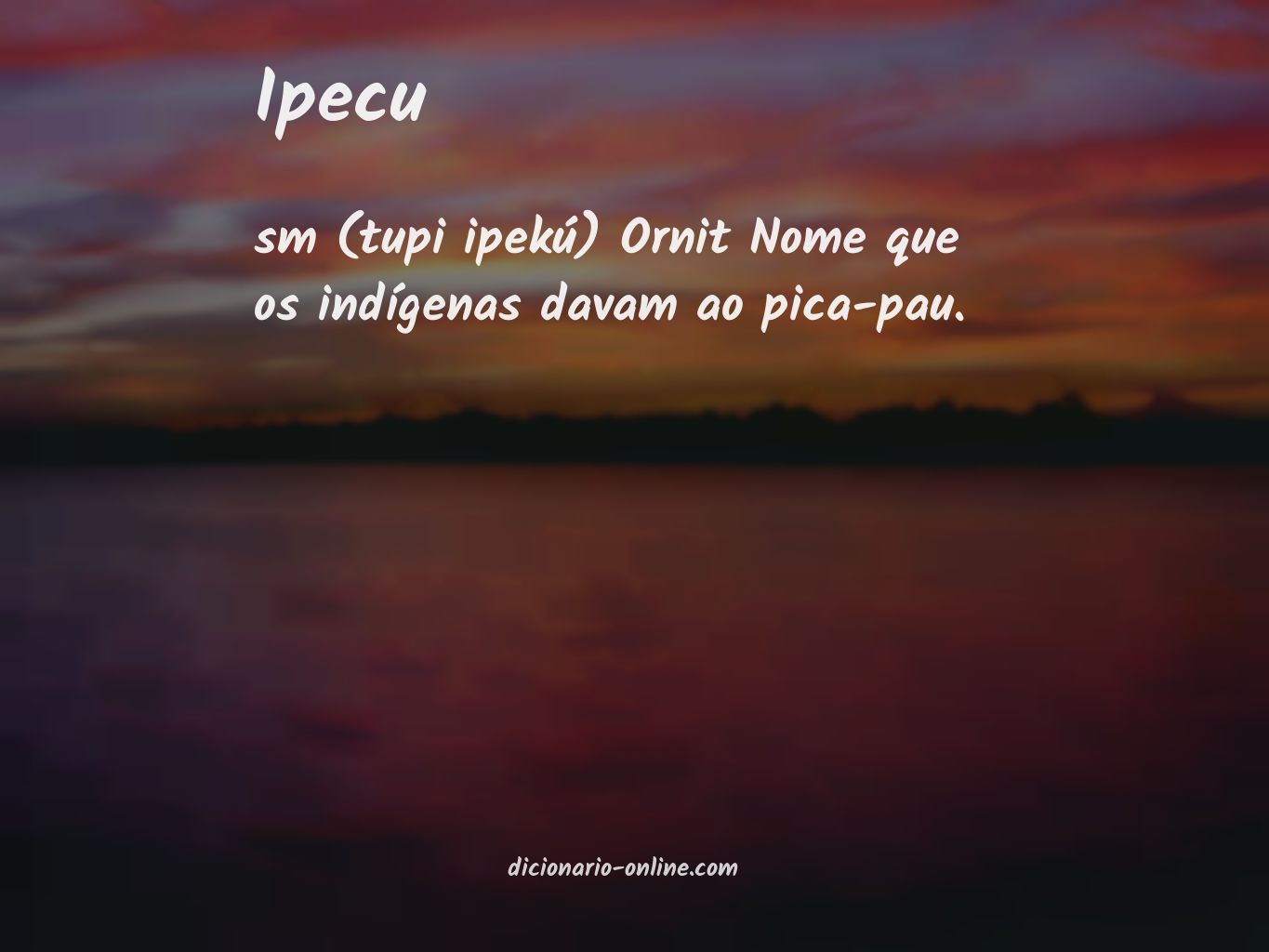 Significado de ipecu